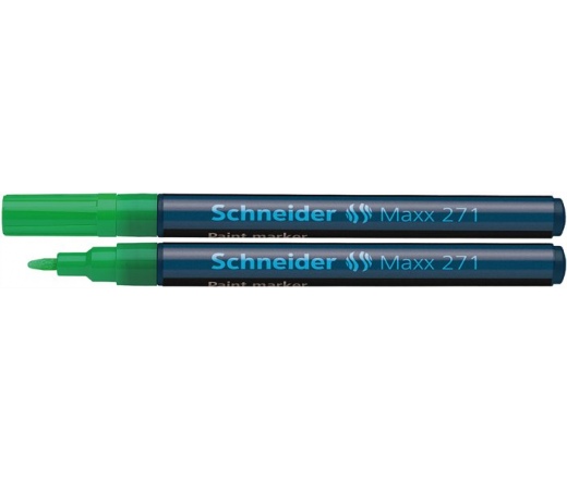 Schnieder Lakkmarker, 1-2 mm,  "Maxx 271", zöld
