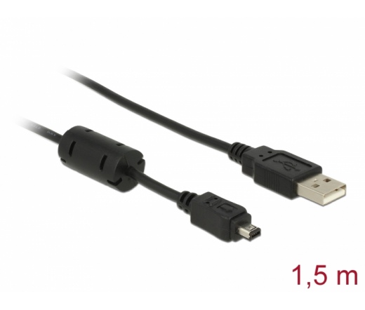 Delock Cable USB-B mini 4pin Hirose > USB-A 1,5m 