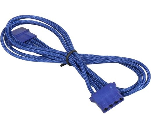 BitFenix Molex hosszabbító 45cm kék/kék