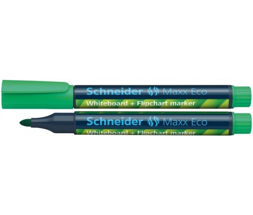 Schneider Tábla- és flipchart marker, 1-3 mm, zöld
