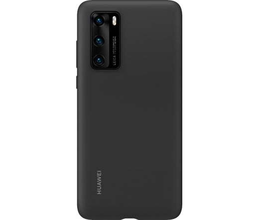 Huawei P40 szilikontok fekete