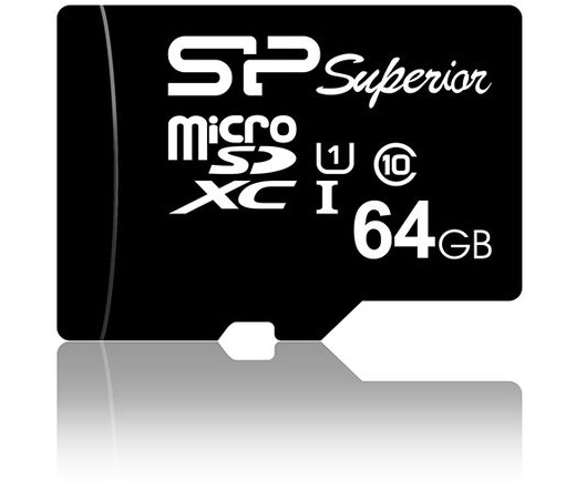 Silicon Power microSDXC Superior UHS-I 64GB 
