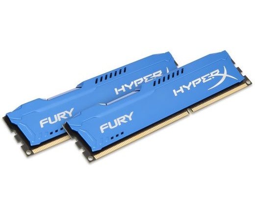 Kingston HyperX Fury 1600MHz 16GB CL10 Kit2 kék