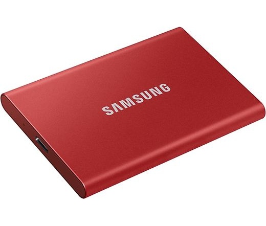 Samsung T7 SSD 2TB piros