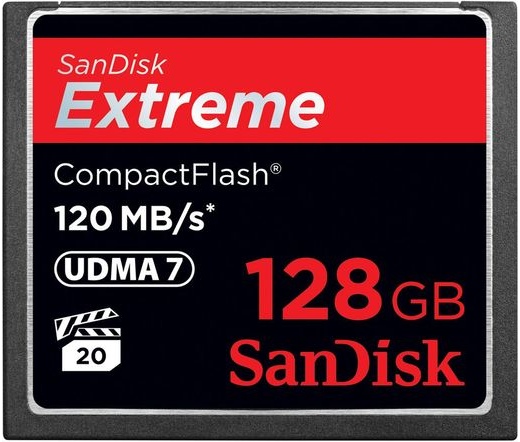 Sandisk Extreme CF UDMA7 120MB/s 128GB
