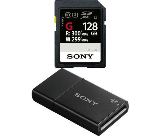 Sony SF-G SDXC 128GB UHS-II + kártyaolvasó