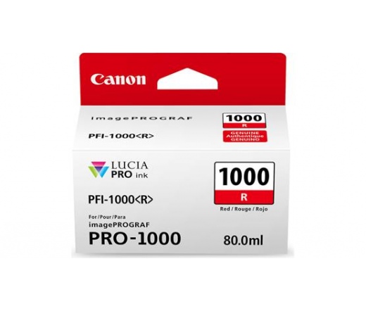 Patron Canon PFI-1000 R Vörös tintapatron