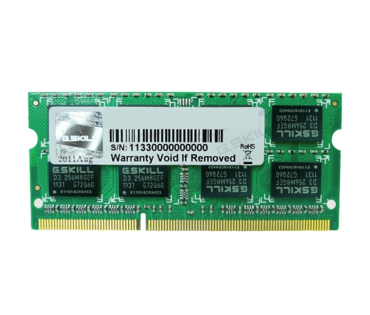 G.Skill Value DDR3 SO-DIMM Mac 1333MHz CL19 4GB