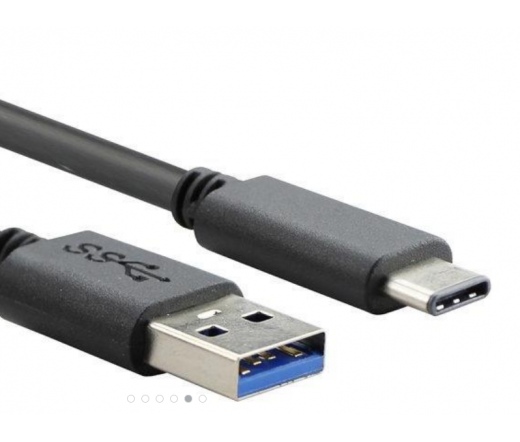Vcom USB Type-C 3.1 - USB 3.0 1M Fekete