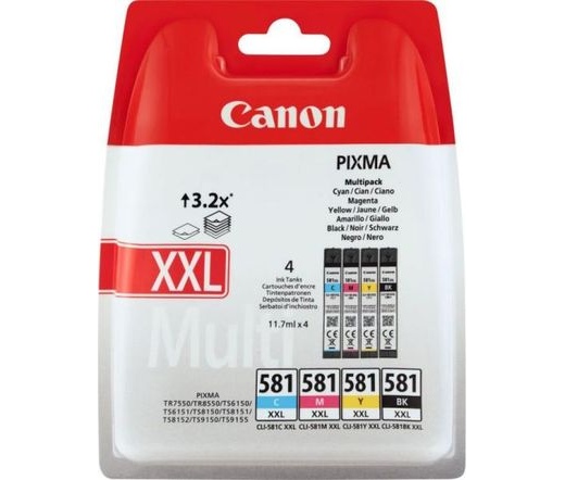 Canon CLI-581XXL BK/C/M/Y multipack sec