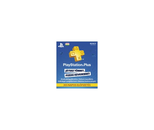 Sony Psn PlayStation Plus 365 napos feltöltőkártya