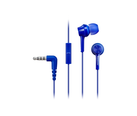 Panasonic RP-TCM115E kék mikrofonos fülhallgató