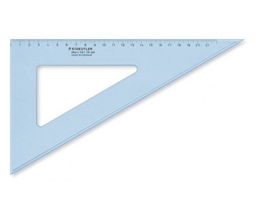 Staedtler "Mars" Háromszög vonalzó, 60°, 25 cm