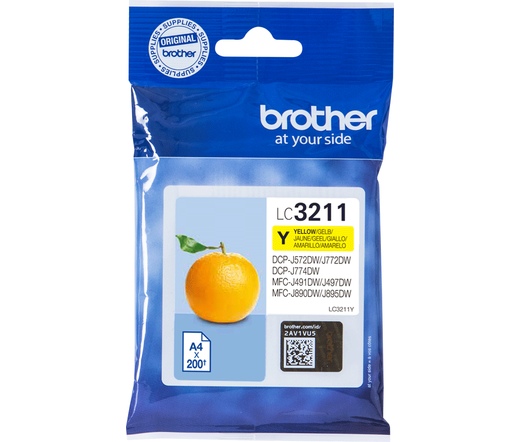 Brother LC3211Y sárga