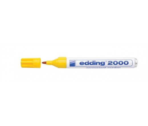 Edding Alkoholos marker, 1,5-3 mm, kúpos, sárga 