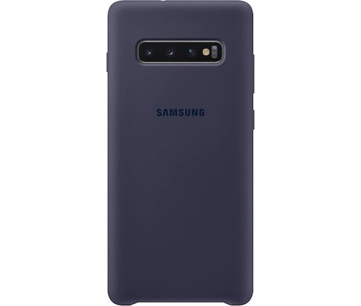 Samsung Galaxy S10+ szilikontok sötétkék