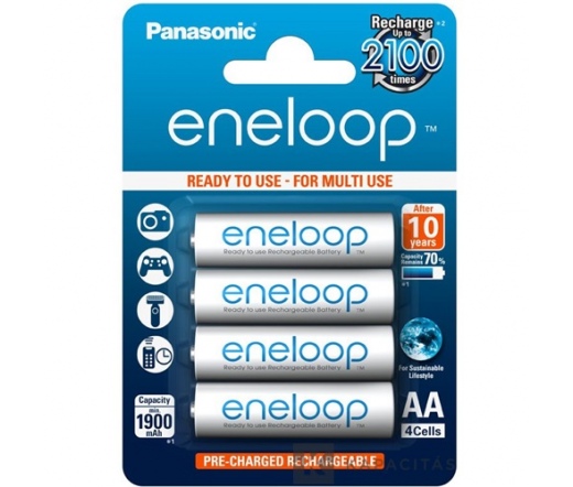 Panasonic Eneloop AA 1900mAh 4db