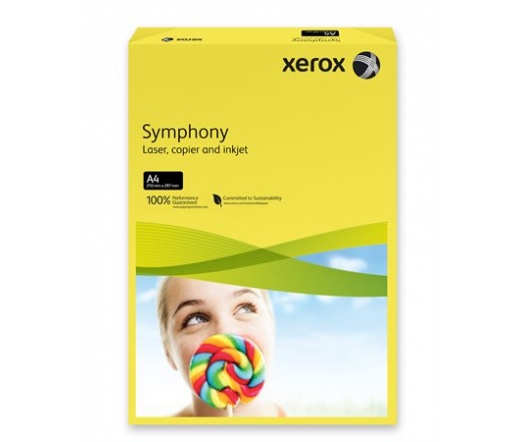 Xerox Symphony 160g A4 intenzív sötétsárga 250db