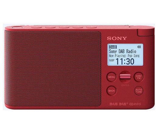 Sony XDR-S41D DAB/DAB+ piros