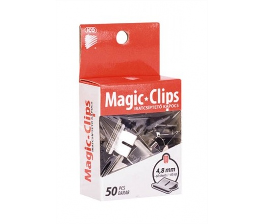 ICO "Magic Clip" kapocs, 4,8 mm, 50db