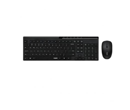 RAPOO X8100 keyboard+mouse fekete