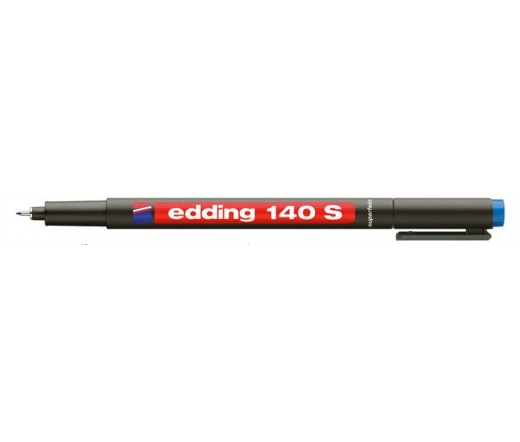 Edding marker, OHP, 0,3 mm, "140 S", kék