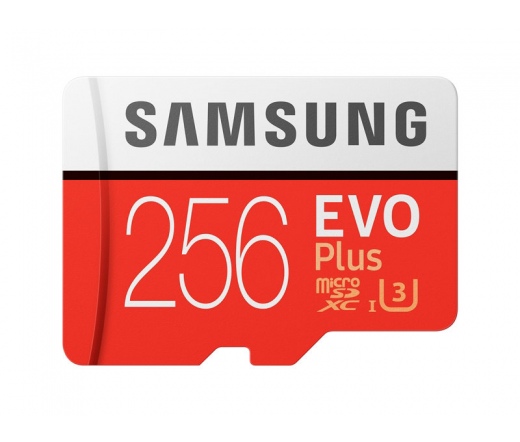 Samsung MICRO SDXC 256GB EVO Plus UHS-I Grade