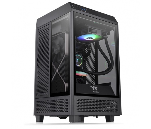THERMALTAKE The Tower 100 Mini Chassis - fekete