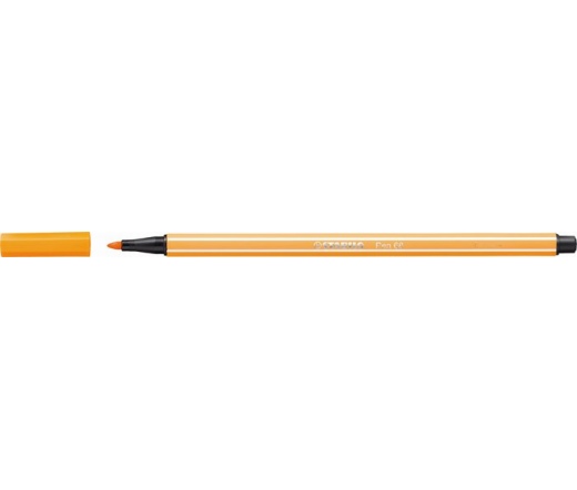 Stabilo Rostirón 1 mm, "Pen 68", neon narancssárga