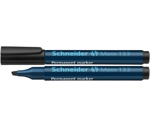Schneider Alkoholos marker, 1-4 mm, vágott, fekete
