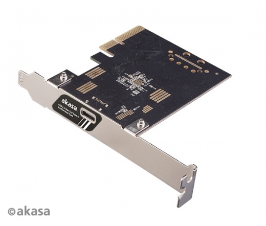 Akasa USB 3.2 Gen 2x2 Type-C PCIe bővítőkártya