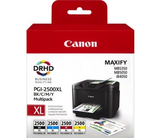 Canon PGI-2500XL C/M/Y/BK négyszínű security
