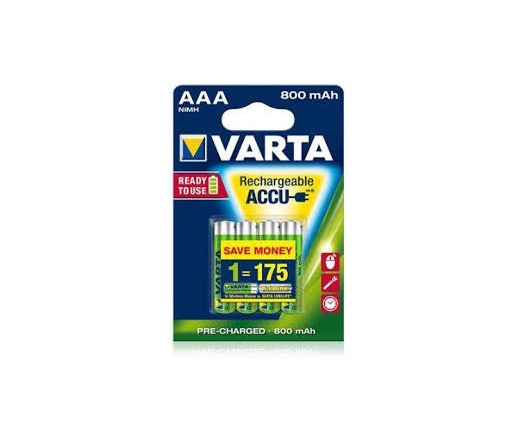 Varta Ready To Use 1.2V AAA Ni-Mh 800 mAh akku 4db