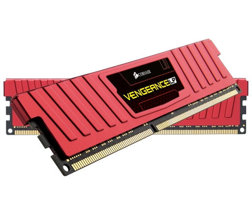 Corsair Vengeance LP DDR3 1600MHz 16GB kit piros