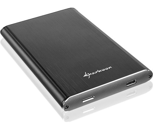 Sharkoon Rapid-Case 2.5'' USB 3.1 Type-C fekete