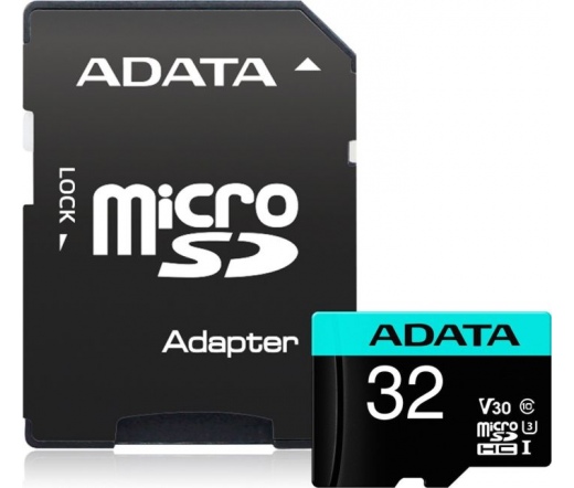 Adata Premier Pro microSDHC U3 100/80 32GB + adap.
