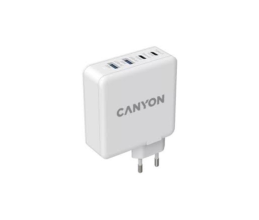 Canyon H-100 2x USB-C / 2x USB-A Hálózati töltő