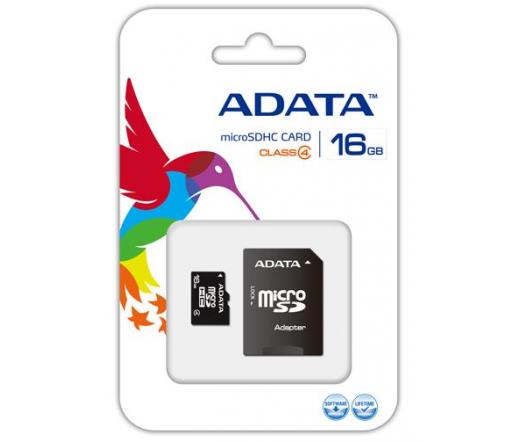 ADATA Micro SD 16GB+Adapter CL4 (AUSDH16GCL4-RA1)