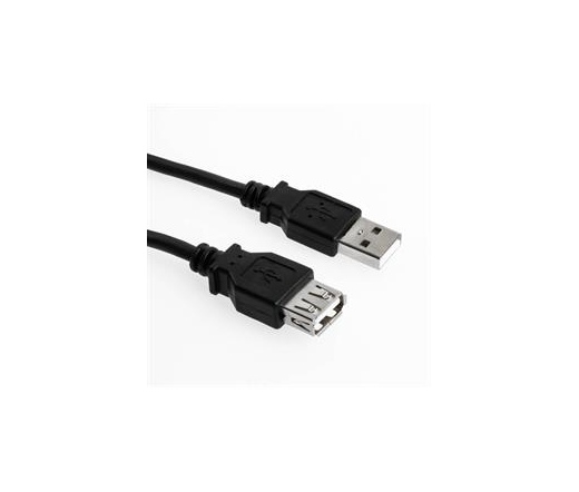 SHARKOON USB 2.0 hosszabbító 0,5m fekete
