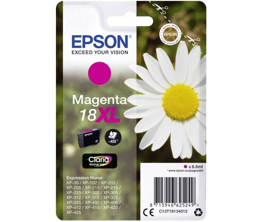 Epson T1813 XL Magenta tintapatron