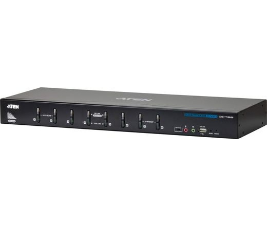 Aten 8 portos USB / DVI Dual Link / hang