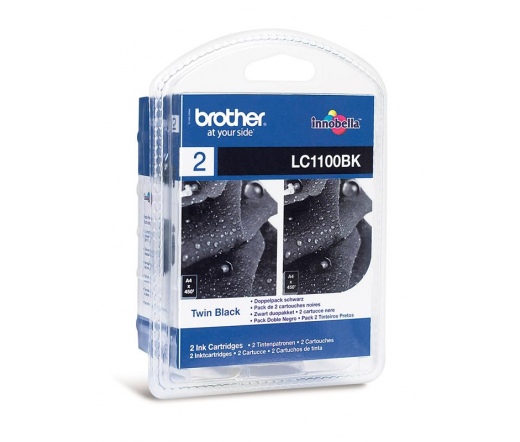 Brother LC1100BK Black Twin Pack