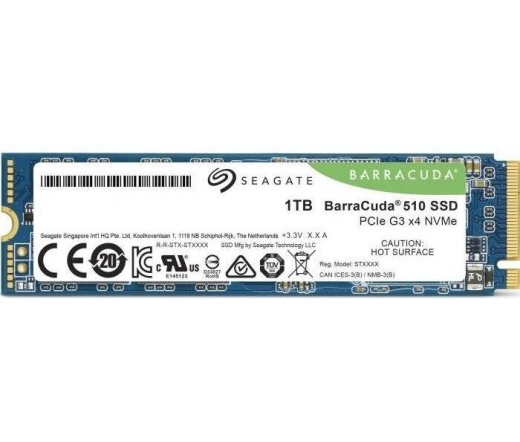 Seagate BarraCuda 510 1TB M.2 NVMe SSD