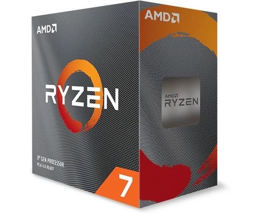 AMD Ryzen 7 3800XT dobozos, hűtés nélkül