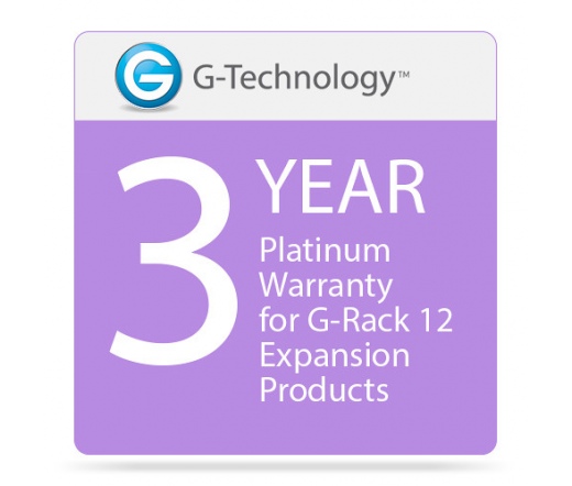 G-Technology G-Rack 12 EXP Support 3-Year Platinum