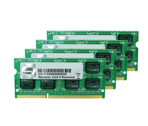 G.Skill Value DDR3 SO-DIMM 1333MHz CL9 32GB Kit4