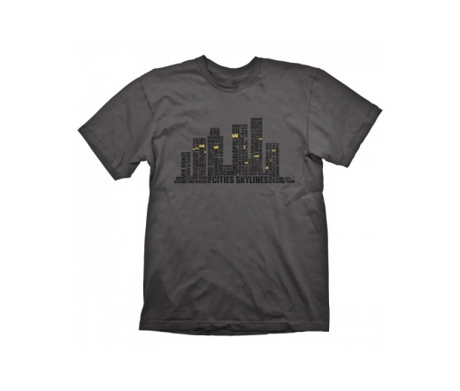 Cities Skylines T-Shirt "Written Cities" L Méret