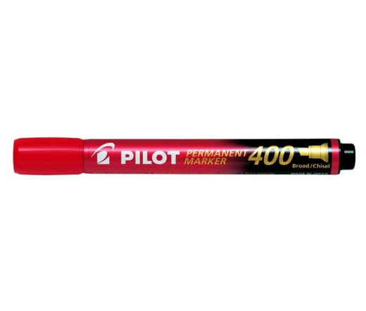 Pilot Alkoholos marker, 1,5-4 mm, vágott, piros