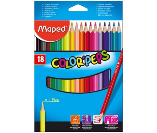 Maped Color Peps 18 színű ceruzakészlet