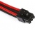 Phanteks 6 tűs PCIe hosszabbító fekete-piros